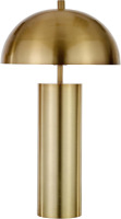 Henn&Hart Store York 27" Tall Table Lamp with Metal Shade in Brass/Brass New In Box $299