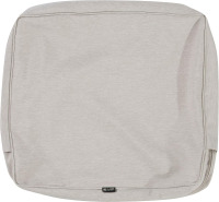 Classic Accessories Montlake FadeSafe Water-Resistant Patio Lounge Back Cushion Cover, 25 x 15 x 4 Inch, Heather Indigo New In Box $79