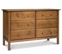 DaVinci Jayden Wooden 6-Drawer Double Wide Dresser in Chestnut Brown New in Box $599