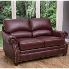 Abbyson Living Loredo Top Grain Leather Loveseat $999