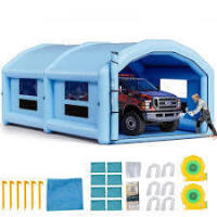 VEVOR Inflatable Paint Booth with dual blowers and efficient filtration system New in Box $999