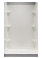 Mustee&reg; Durawall 41"W x 48"D x 71-1/2"H White Shower Wall Surround (5-Piece) New in Box $299