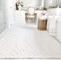 My Texas House Lady Bird Rug - 9' X 13' Rectangle In Natural, High-Low, Floral design, Indoor Outdoor New shelf Pull $499