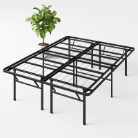 Zinus SmartBase Heavy Duty Mattress Foundation, 18 Inch Metal Platform Bed Frame, No Box Spring Needed, Sturdy Steel Frame, Underbed Storage, Full New Open Box $299