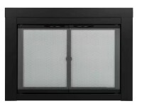 Pleasant Hearth Alpine Large Glass Fireplace Doors Fits openings 36 in. W to 43 in. W and 25.5 in. tall to 32.5 in. tall New in Box $399