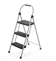 Gorilla Ladders 3-Step Compact Steel Step Stool with 225 lb. Load Capacity Type II Duty Rating (8ft. Reach Height) New $99