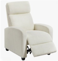 Ebern Designs Modern Recliner Chair Corduroy Recliner Sofa New in Box $599