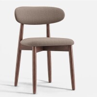 COLAMY NOYA Mid-Century Modern Upholstered Dining Chair in Camel $299