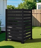 Veikous 78&rsquo;&rsquo;W Outdoor Privacy Screen Fence Panel, Wood Air Conditioner Fence for Hard Ground & Soft Ground, 2 Panel Set, 4 Sides Connection New in Box $399