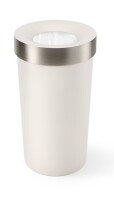 Umbra 16.5gal Vento Can Sand: Beige Indoor Trash Can, Polypropylene, Open Top, Removable Lid, 27" Height, 6.6 lbs New In Box $99