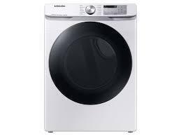 Samsung - 7.5 Cu. Ft. Stackable Smart Electric Dryer with Steam Sanitize+ - White New $1099