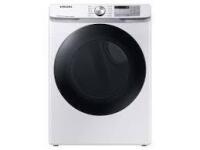 Samsung - 7.5 Cu. Ft. Stackable Smart Electric Dryer with Steam Sanitize+ - White New $1099