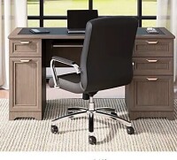 Realspace&reg; Magellan 59"W Manager's Computer Desk, Gray New in Box $299