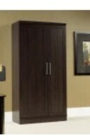 Realspace&reg; 12-Shelf Storage Cabinet, 72"H x 36"W, Sienna Oak New Shelf Pull $499