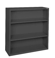 Lorell&reg; Fortress Series Steel Modular Shelving Bookcase, 3-Shelf, 42"H x 34-1/2"W x 13"D, Black New in Box $499