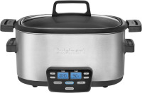 Cuisinart 3-In-1 Cook Central 6-Quart Multi-Cooker: Slow Cooker, Brown/Saute, Steamer, MSC-600 NAS, Silver New In Box $299