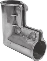 YardGard 1.63 in. L Galvanized Aluminum Gate Ell 1 pk New