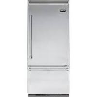 Viking
- 36 in. Wide Professional 5 Series Quiet Cool 20.4 Cu. Ft. 
Bottom-Freezer Built-In Refrigerator - Stainless Steel New in Box $12999