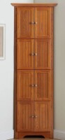 Red Barrel Studio 4-Tier 72" Corner Kitchen Pantry Storage Cabinet With 8 Doors Tall Storage Cabinet, Corner Cabinet And Shelves, Home Farmhouse Bookshelf Cabinet New in Box $599