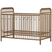 Mason & Marbles Klos Metal Crib, Gold, New Open Box $599