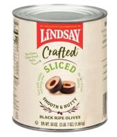 Lindsay Crafted Sliced Ripe Black Olives, 3 lb 7 oz / Muir Glen Organic Canned Sliced Tomatoes In Juice, 6 lb 6 oz Assorted