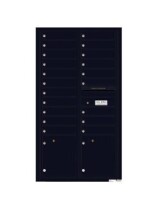 Mailbox World 20 Door 4C Mailbox with Outgoing Mail and Parcel Lockers &ndash; Wall Mount Mailbox (Max High) &ndash; Florence 4C16D-20 New Shelf Pull $2699