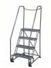 COTTERMAN Rolling Ladder: 3.3 ft Platform Ht, Assembled, Steel, 450 lb Load Capacity, 16 in x 10 in New $599