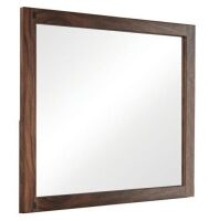 Coaster Winslow Mirror in Smokey Walnut and Coffee Bean, 38.75&rdquo; H x 44&rdquo; W x 1.5&rdquo; D New in Box $299