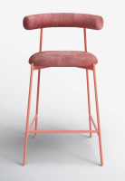 AllModern 25.4" Geraldina Velvet Bar & Counter Stool New In Box $499