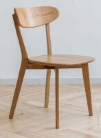 George Oliver Solid Wood Dining Chair, Natural Oak New In Box $299