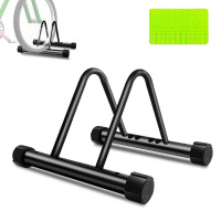 SIMPOL HOME Heavy Duty Adjustable Bike Floor Stand, Freestanding & Wall Mounted for Mountain, Road, Kids Bikes, Indoor/Outdoor Storage, Includes 10 Reflective Stripes KTJTCJ New In Box $89