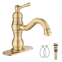 UFINE Single-handle Bathroom Faucet with Drain Assembly 9315-ATI New In Box $199