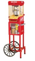 Nostalgia - KPM200CART Vintage 2.5-Ounce Popcorn Cart - 45 Inches Tall - Red New Shelf Pull $299