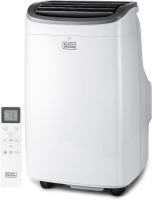 BLACK+DECKER Portable Air Conditioner, 10,000 BTU (5,550 DOE) for Rooms up to 450 Sq. Ft., Portable AC with Follow Me Remote Control and Window Kit, BPACT10WT, White $499