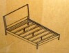 DHP Dacin Wood Bed Frame with Upholstered Headboard, Queen, Beige, Linen, (2 Boxes), New in Box $499 - 2