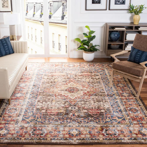 Charlton Home Broomhedge Bijar Performance Oriental 8' x 10' Rectangular Rug, New Floor Model $799