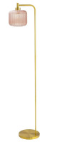 River of Goods 63" Wyatt Globe Shade Floor Lamp Pink - Elegant Metal Base, UL Listed, Push Button Switch New In Box $299