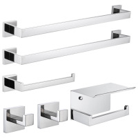 KOKOSIRI 6 Piece Bath Hardware Set (Set of 6) B20A6-CH $199