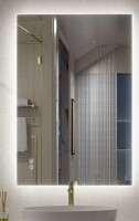 Wayfair Basics&reg; UL Certified LED Anti-Fog Tempered Glass Bathroom/Vanity Mirror, 24" x 36" New In Box $299