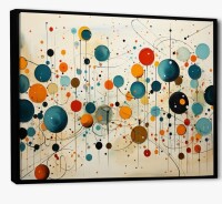 Brayden Studio&reg; Green Beige Mid Century Abstract Retro IV - Abstract Midcentury Large Wall Art, 24" x 32" New In Box $299