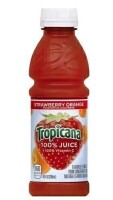 Tropicana 100% Juice Strawberry Orange / Pineapple Peach Mango / Fruit Medley 10 oz / Assorted