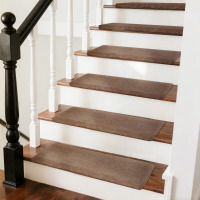 Eider & Ivory&trade; Monterey Ultra Plush Soft Bullnose Stair Treads (7-Count) New In Box $199