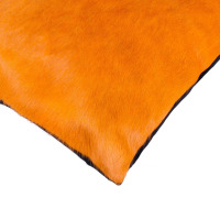 HomeRoots 12" X 20" Cowhide Lumbar Throw Pillow New In Box $199