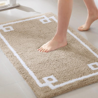 Madison Park Evan 100% Cotton Bathroom Non Slip Backing-Luxurious Tufted Plush Bath Mat Absorbent, Quick Dry, Spa Design Shower Room D&eacute;cor, 24x40 Taupe New In Box $79