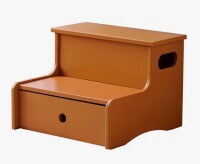 Ebern Designs Lylia Step Stool with Storage &ndash; Lightweight & Colorful Design for Bathroom, Kitchen & Playroom New In Box $199