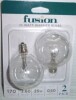 Fusion 2pk 25W Light Bulbs for Wax Warmers New In Box - 2