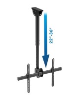 Mount-It! TV Ceiling Mount Bracket, Adjustable Height Full Motion, Tilting and Swiveling for Flat Panel LCD LED OLED Plasma TVs, Fits 32 - 70 Inch TVs $199