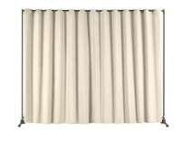 VEVOR Room Divider 8 ft. x 10 ft. Portable Room Divider Privacy Screen for Office, Bedroom, Dining Room, Study, Beige $199