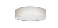 Satco 62-998 15 inch, CCT Selectable, Fabric Drum LED Decor Flush Mount Fixture, Beige Fabric Shade, Acrylic Diffuser New In Box $299