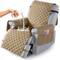 Ebern Designs Wildee Waterproof Recliner Chair Cover Couch Covers With Pocket / Latitude Run&reg; Harriet Recliner Loveseat Harriet 2 Pieces Box Cushion Sofa Slipcover Stretchy 2-Seat Couch Cover with Pockets New In Box Assorted $199